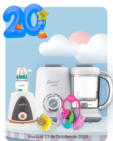 20% de descuento en accesorios de cuidado para bebés