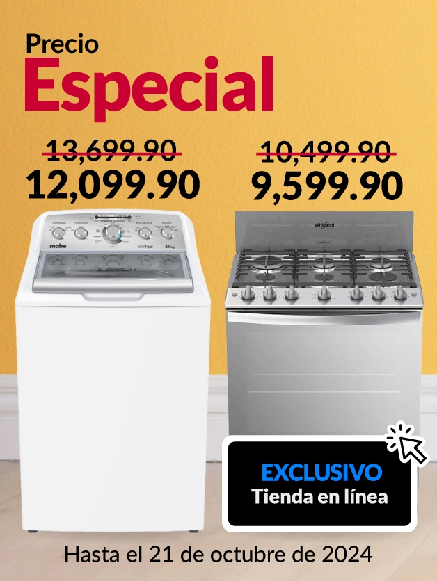 Precio especial en línea blanca