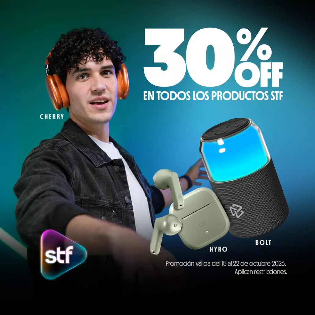 30% de descuento en toda la marca STF.