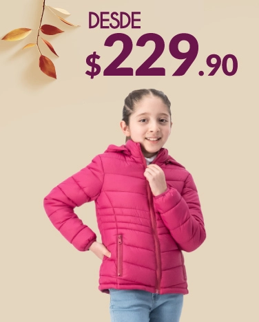 Desde $229.90 Chamarras de niña