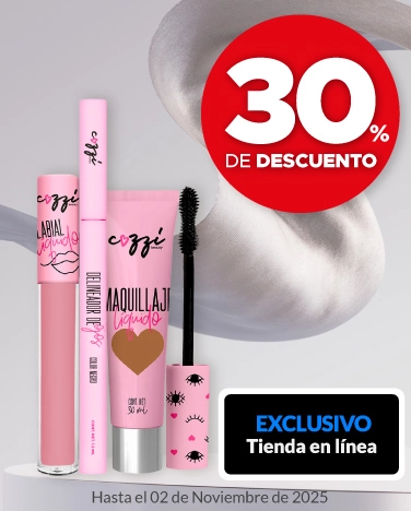 30% de descuento en cosméticos