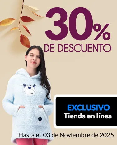 30% de descuento en todas las chamarras, sueteres y sudaderas infantiles