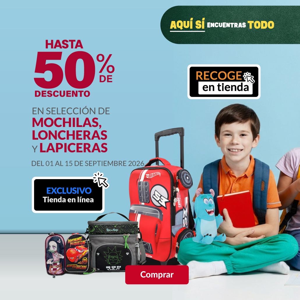 Descuentos en Mochilas seleccionadas