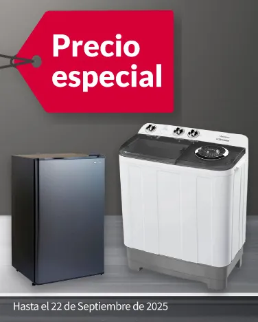 Precio especial en línea blanca y microondas