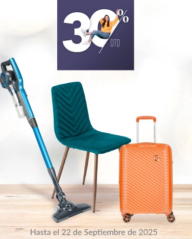 30% de descuento en el departamento de Hogar
