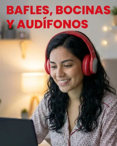 Hasta 30% de descuento en todos los artículos de audio y audífonos