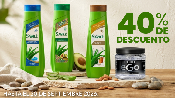 40% de descuento En las marcas Ego y Savile