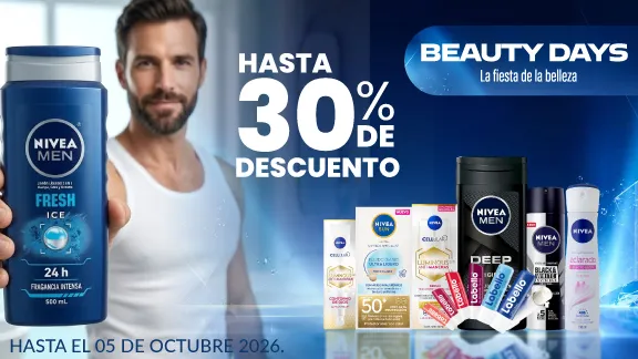 Hasta 30% de descuento En Nivea y Labello