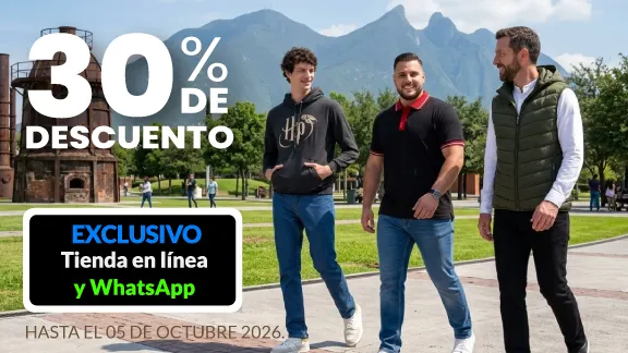 30% de descuento En toda la ropa exterior para caballeros