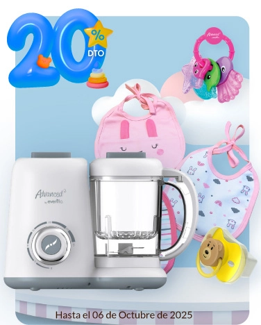 20% de descuento en accesorios de cuidados para bebés