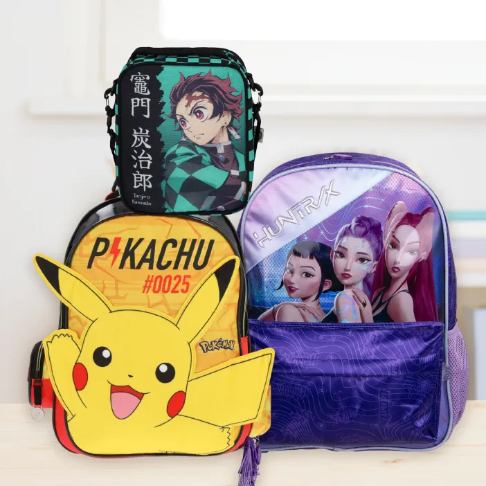 Mochilas, lapiceras y loncheras