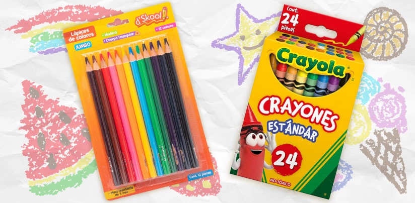 Colores y crayones