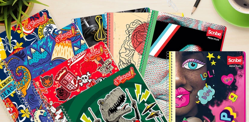 Cuadernos, libretas y carpetas