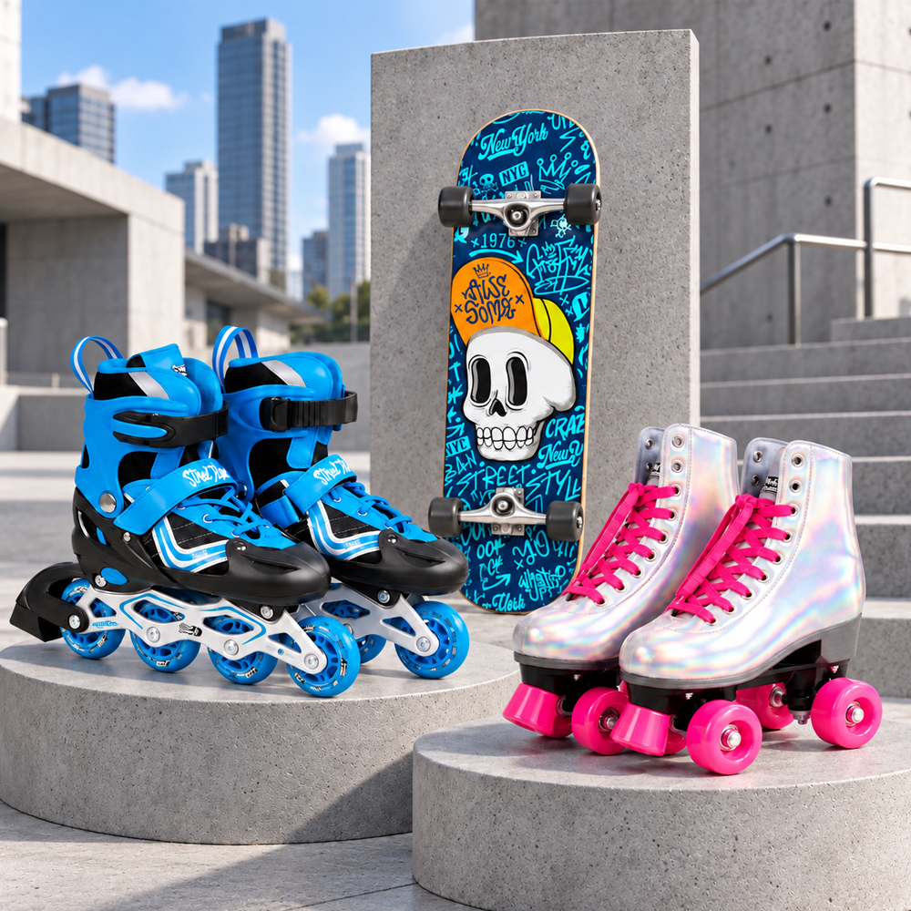 Patines y patinetas