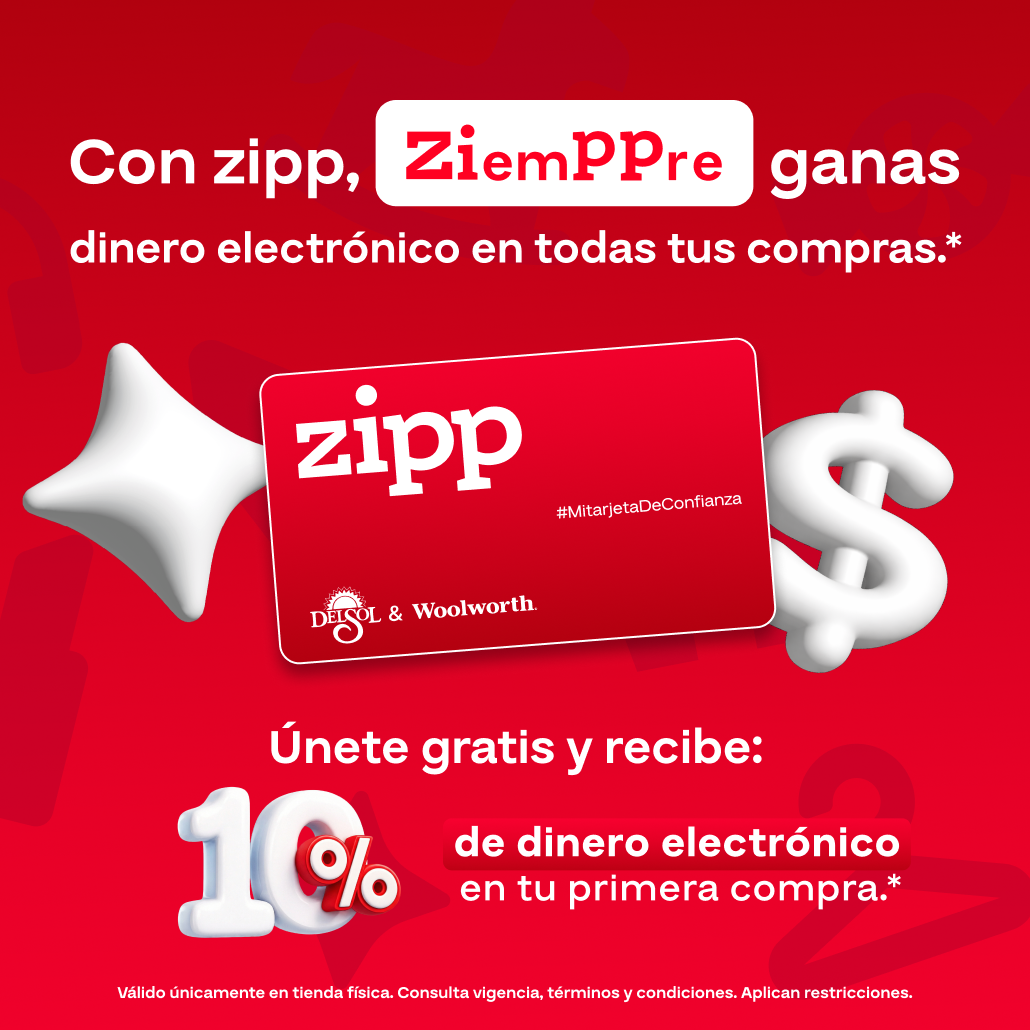 Únete al plan de lealtad Zipp | Del Sol