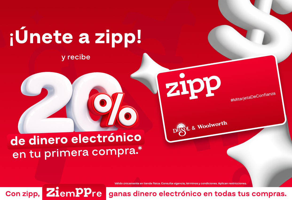 Únete al plan de lealtad Zipp | Del Sol