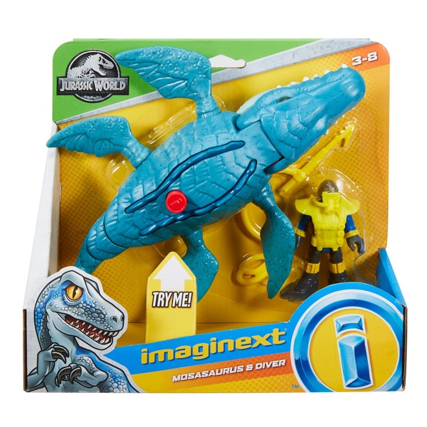 Figura Mosasaurus Imaginext Jurassic World | DelSol
