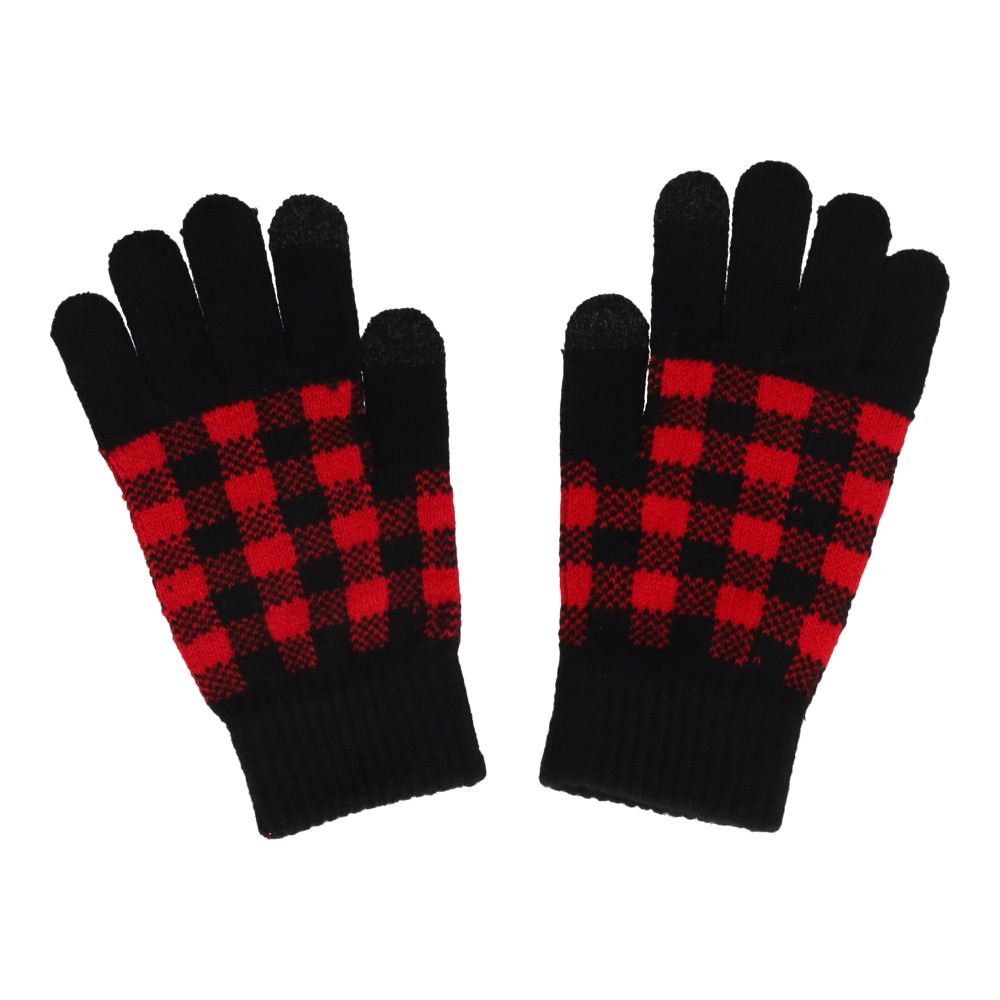 Guantes De Piel Para Mujer Con Puños De Lana
