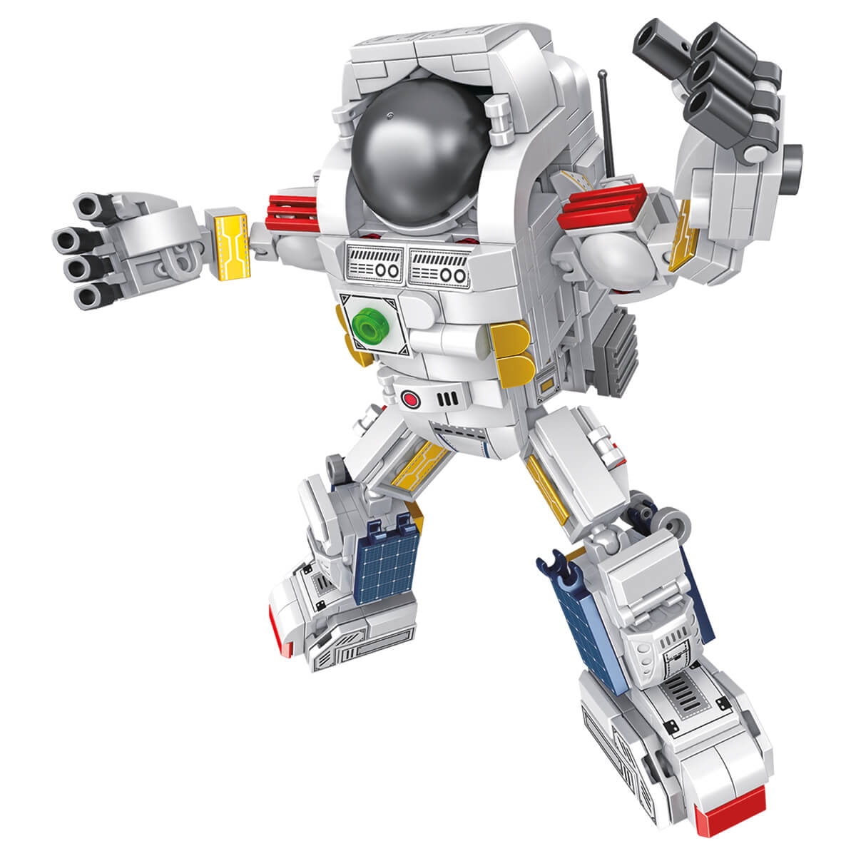 Figura Armable 12 en 1 Bio Blocks Astronauta 556 Piezas | DelSol