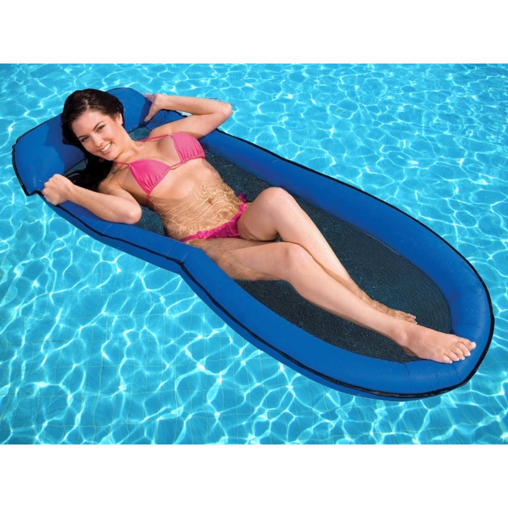 Colchoneta Inflable Intex Con Malla Azul 58836eu Delsol 4980