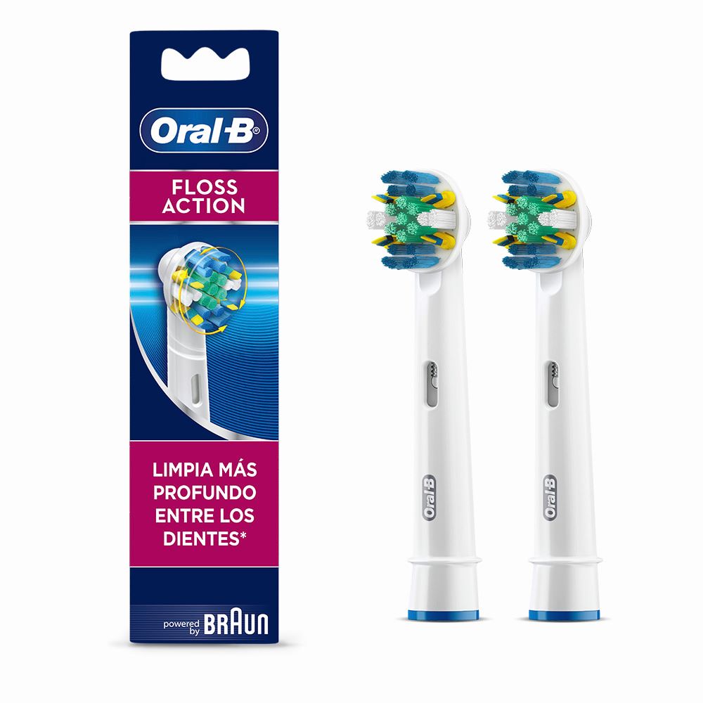 Repuesto para Cepillos Eléctricos Oral-B Floss Action 2 Piezas
