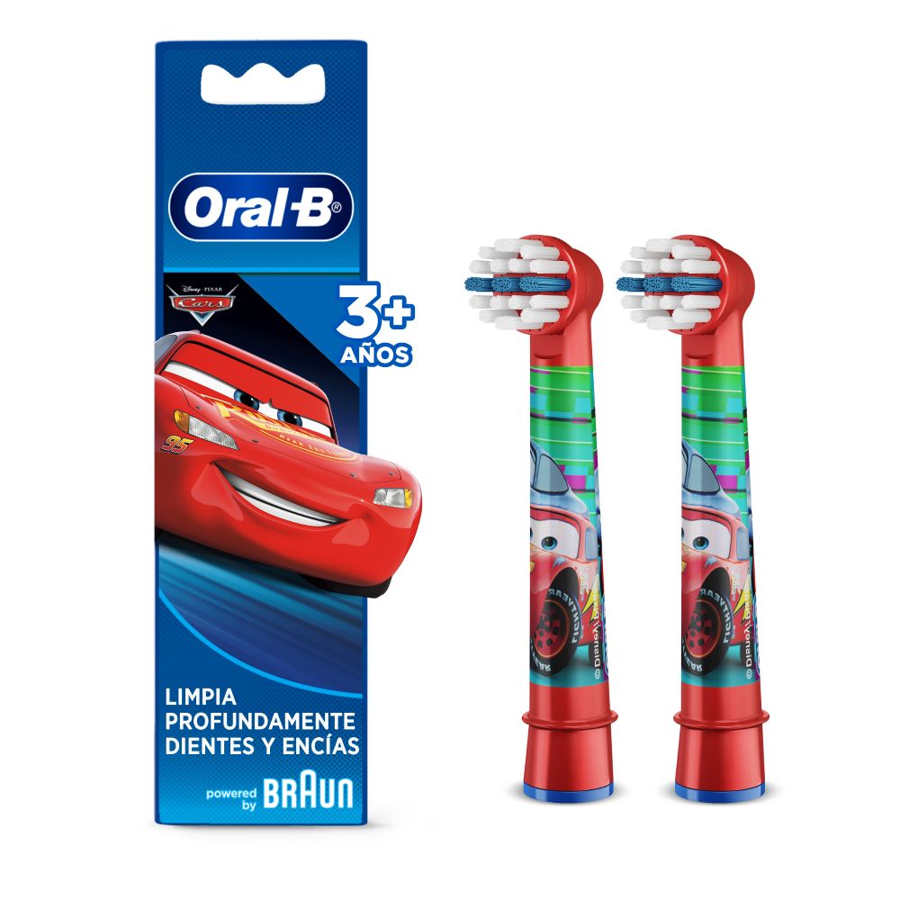 Repuesto Cepillo Eléctrico Oral-B Cars 2 Piezas