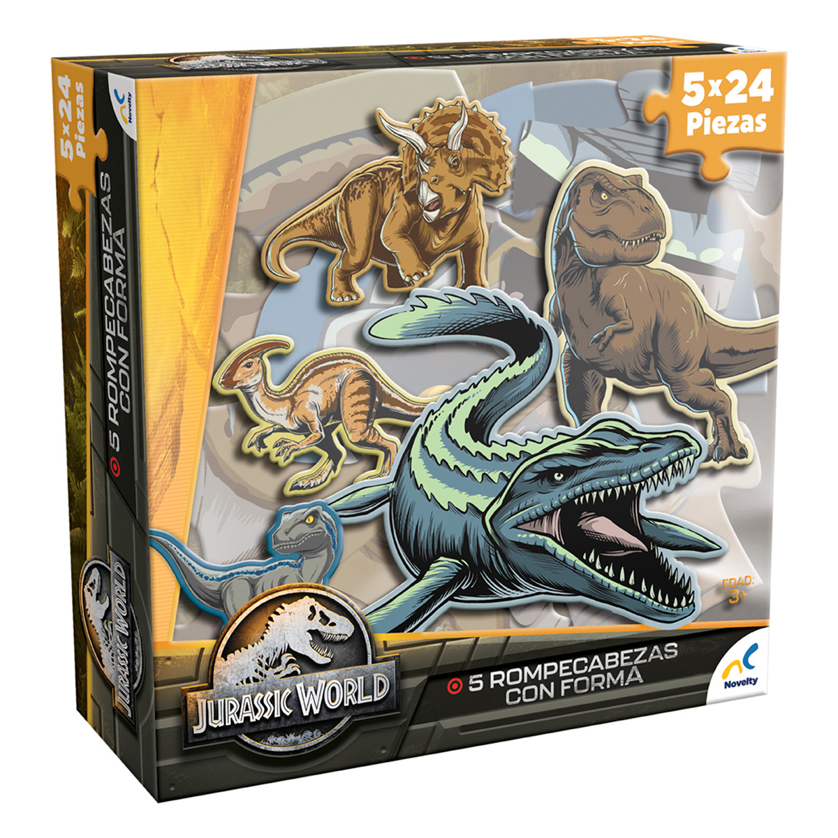 Rompecabezas con Forma Novelty Jurassic World 120 Piezas | DelSol