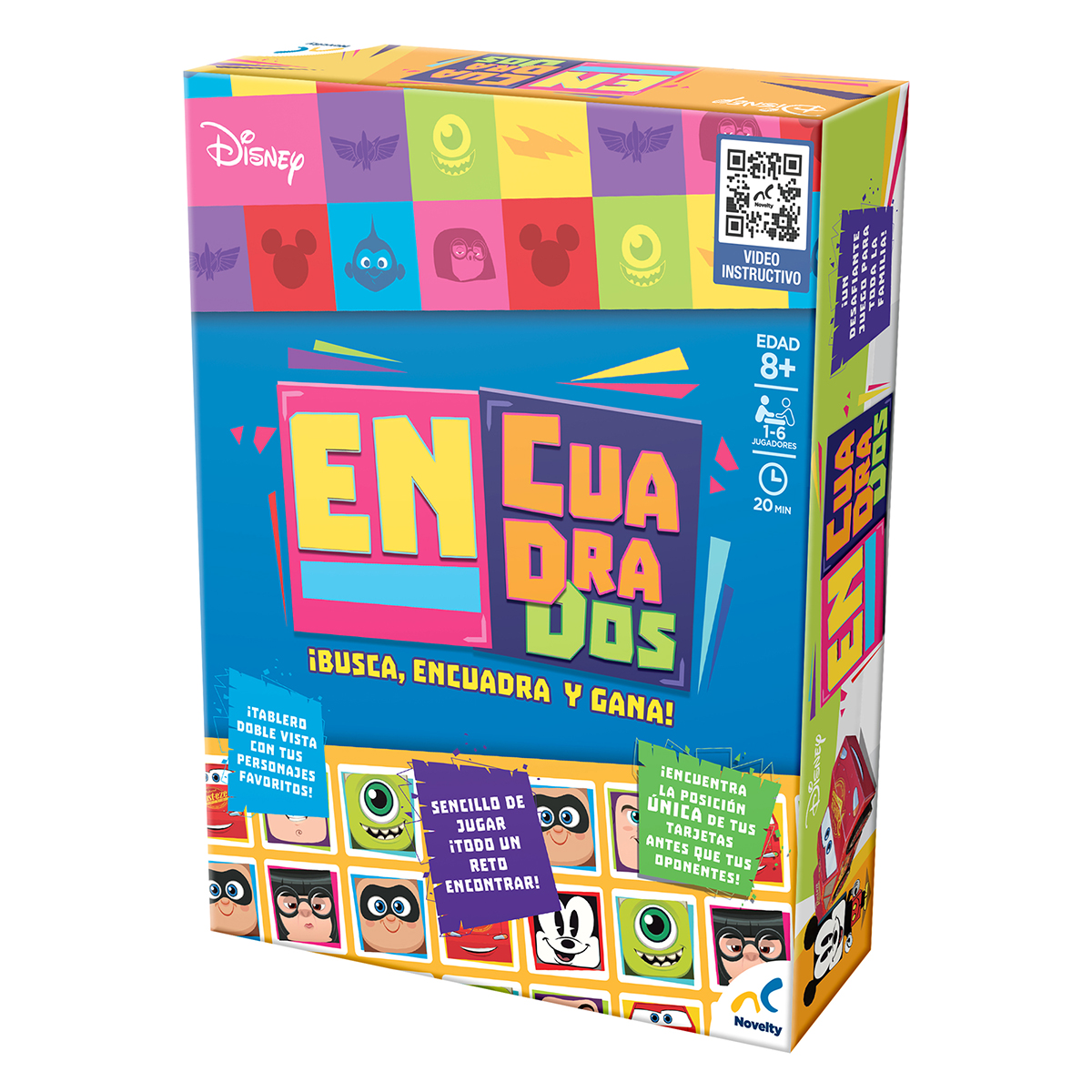 Juego de Mesa En Cuadrados Novelty Disney Pixar | DelSol