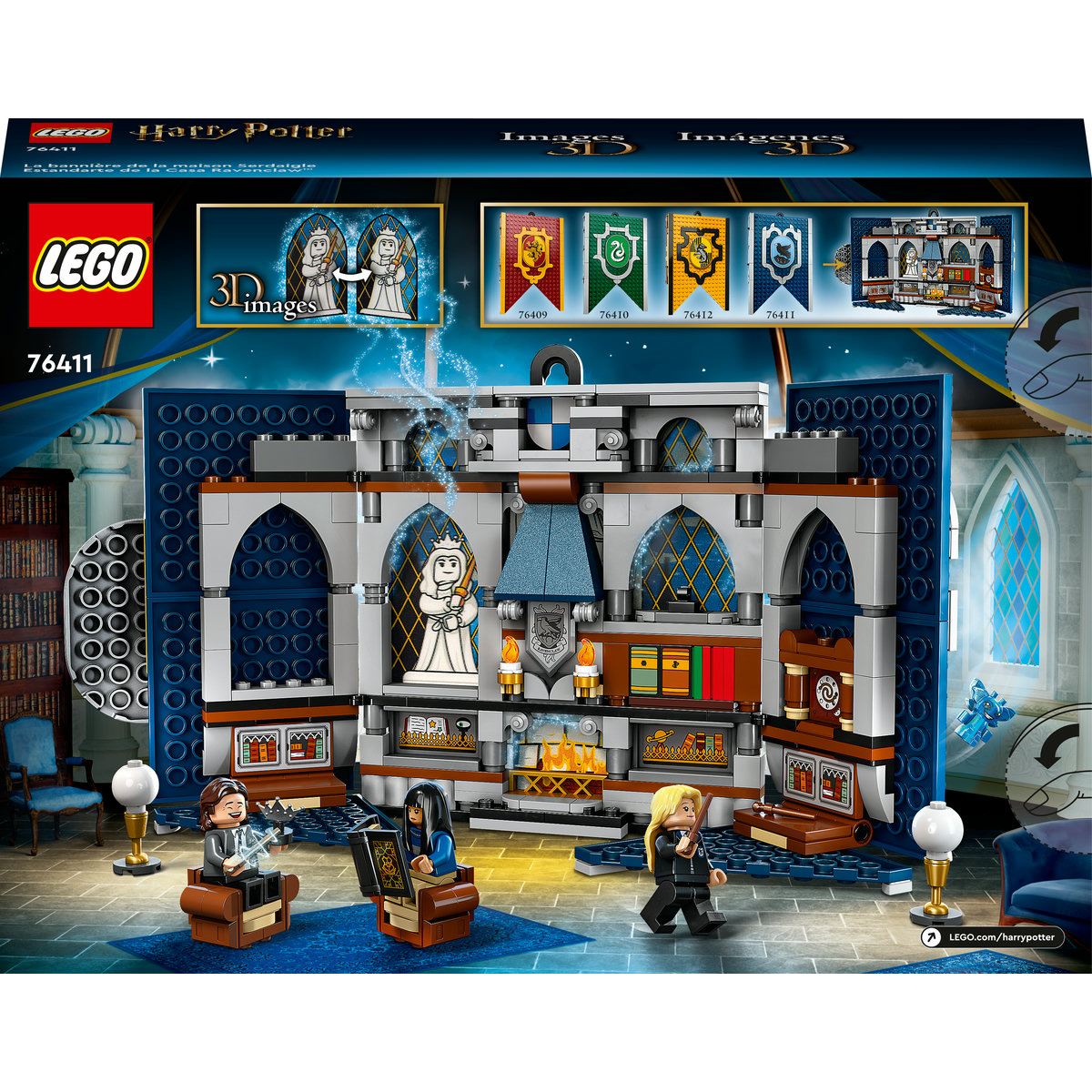 LEGO - Harry Potter - Estandarte da Casa Ravenclaw e Mini Figuras