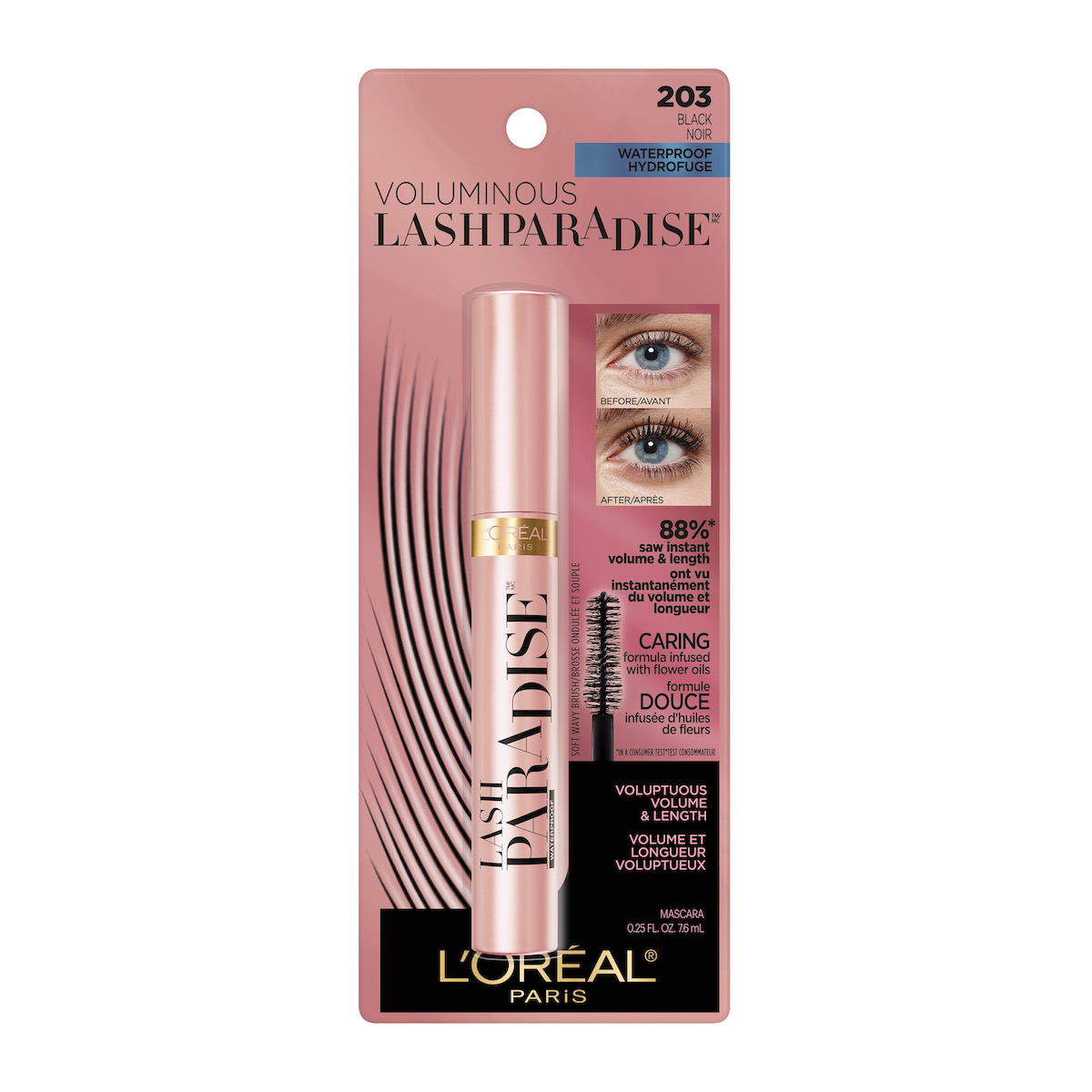 M scara De Pesta as L Or al Voluminous Lash Paradise Waterproof 203 
