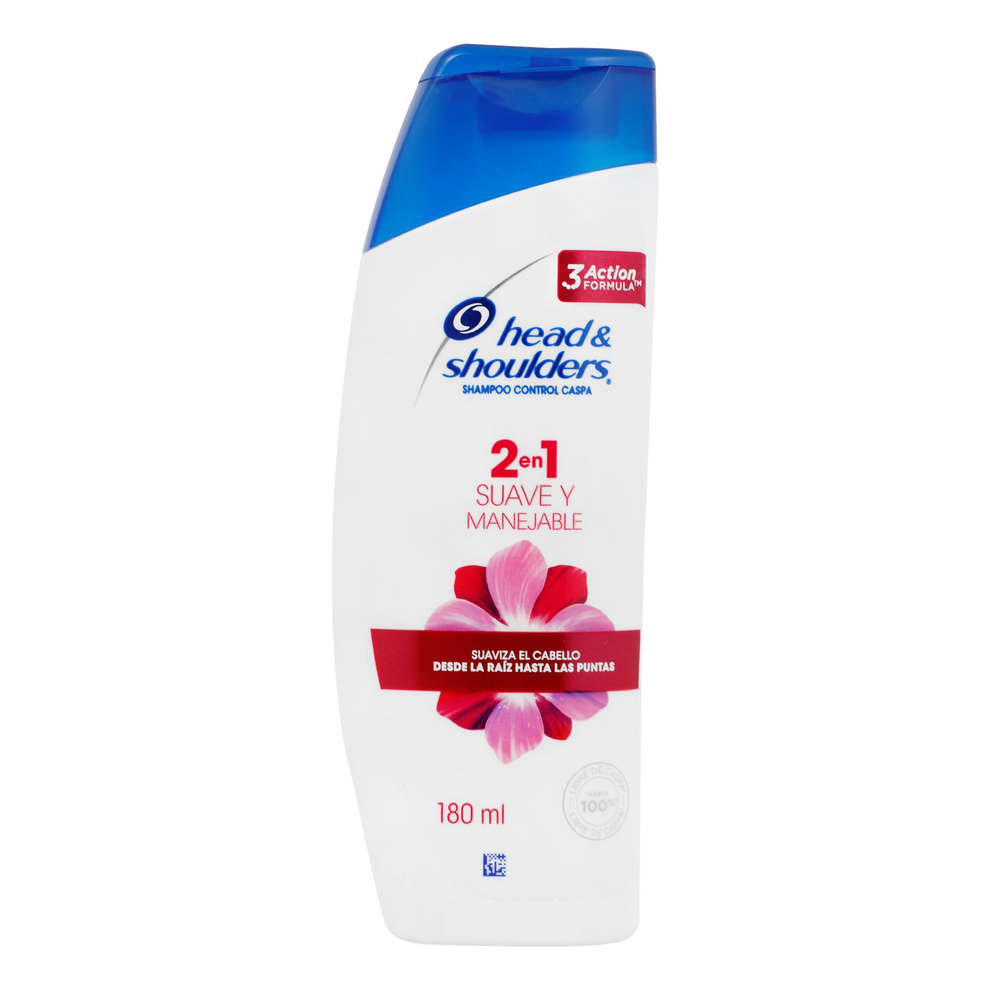 Shampoo 2 en 1 Head & Shoulders Suave y Manejable 180 ml | DelSol