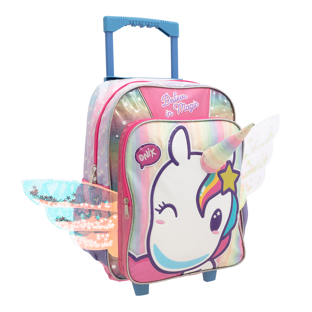 Meetbelify Mochila Con Ruedas De Unicornio Morado Para Niñas | Cuotas