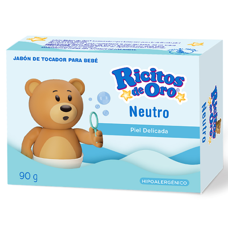 Jabón de Tocador para Bebé Ricitos de Oro Neutro 90 g