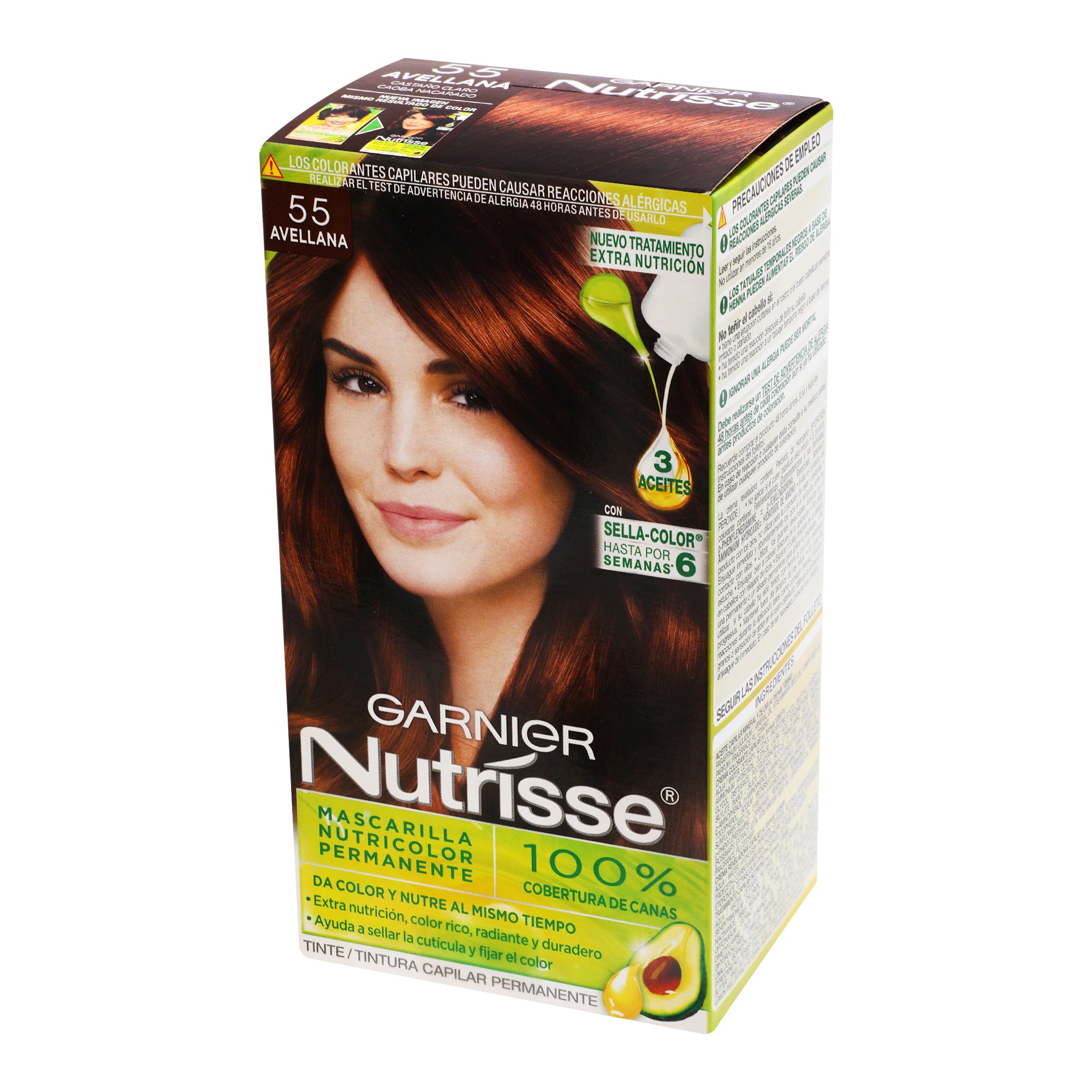 Tinte Nutrisse 55 Avellana Castaño | DelSol