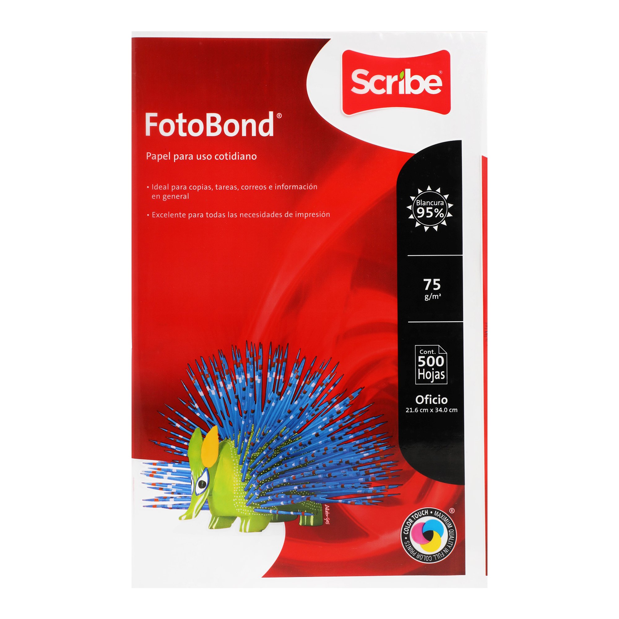 Papel Multiusos Scribe FotoBond Oficio Blanco 500 Hojas DelSol