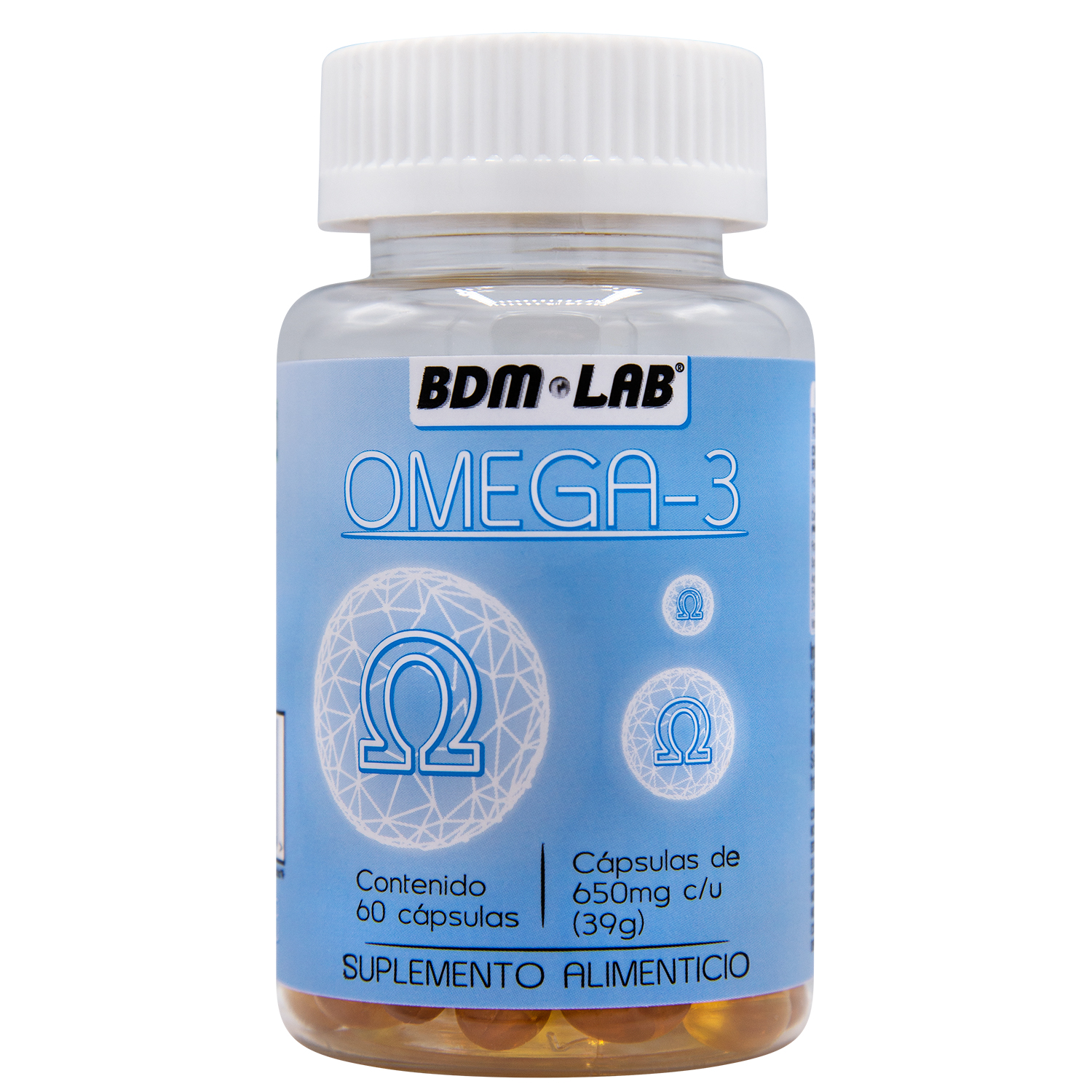 Suplemento Alimenticio BDM LAB Omega 3 60 Cápsulas | DelSol