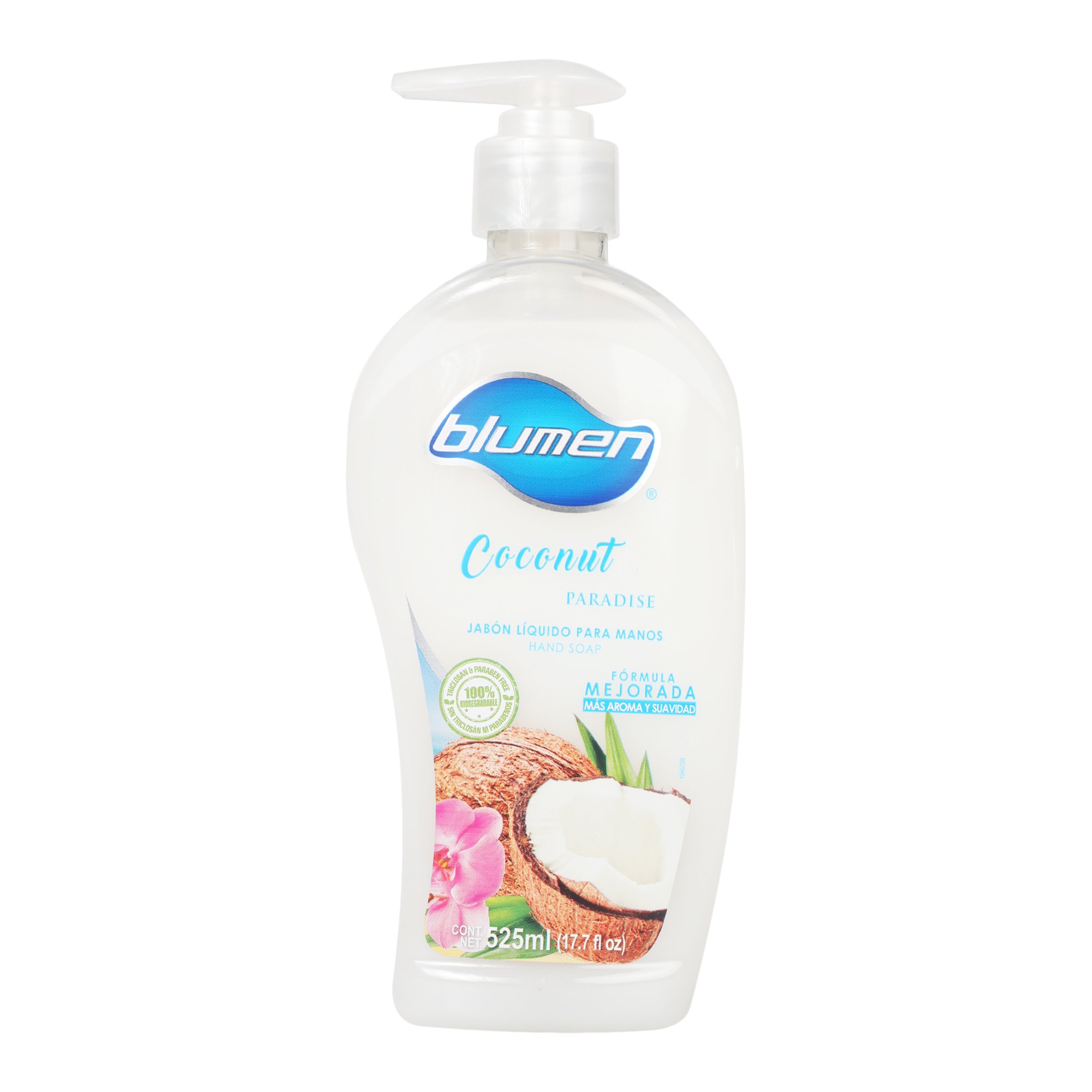 Jabón Líquido Para Manos Blumen Coconut 525 Ml Delsol 2374