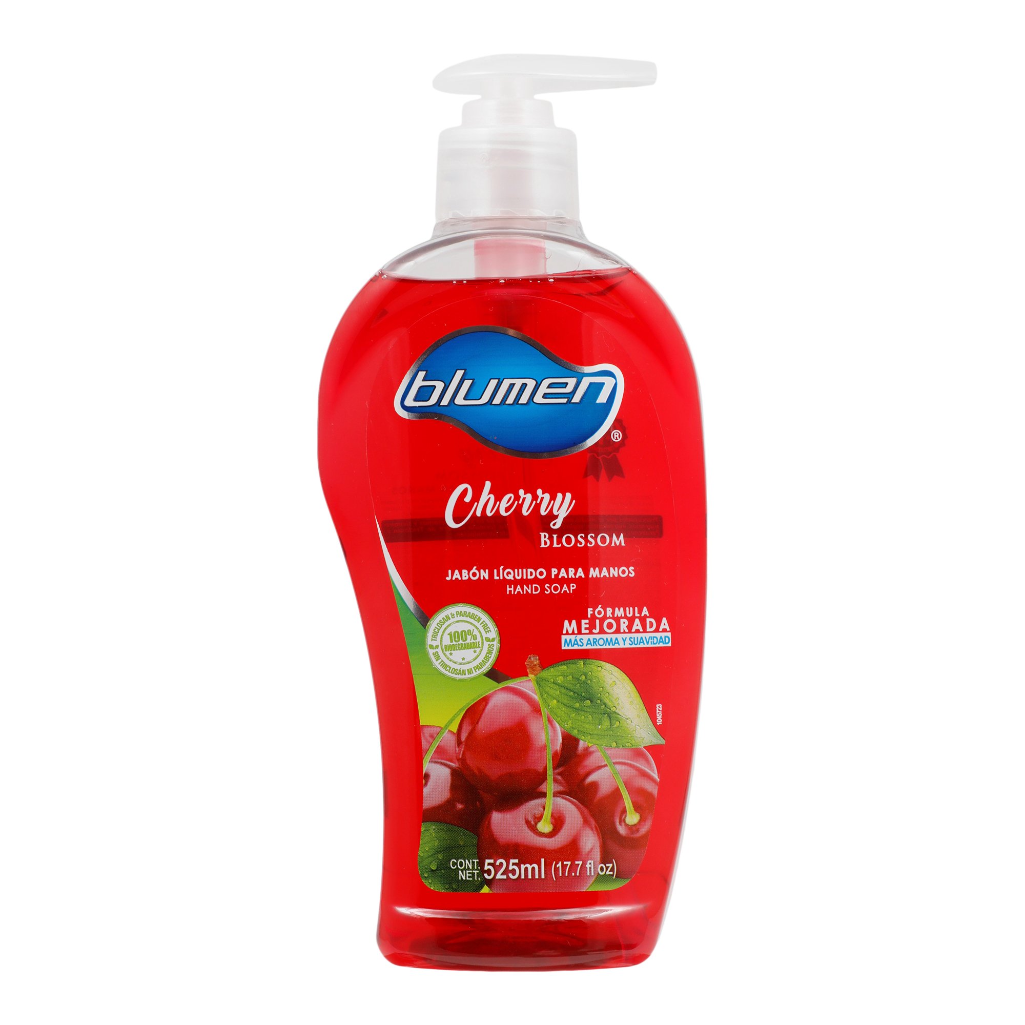 Jabón Líquido Para Manos Blumen Cherry Blossom 525 Ml Delsol 8078