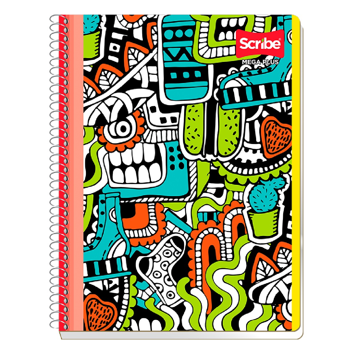 Cuaderno Profesional Scribe Mega Plus Raya 200 Hojas | DelSol