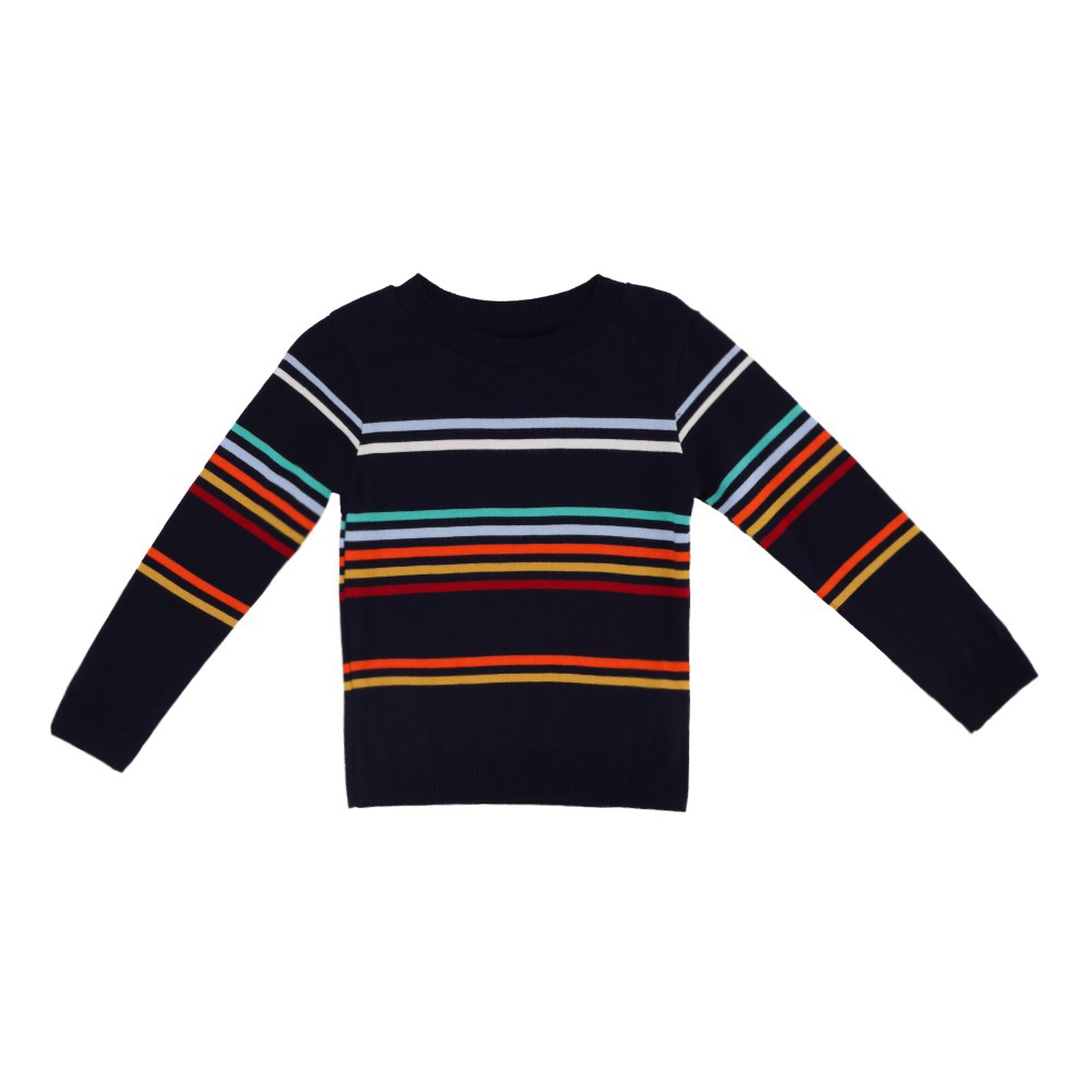 Ropa Punto Bebe Gocco Pelele Azul Con Cuello EN CONTRASTE, Polo A