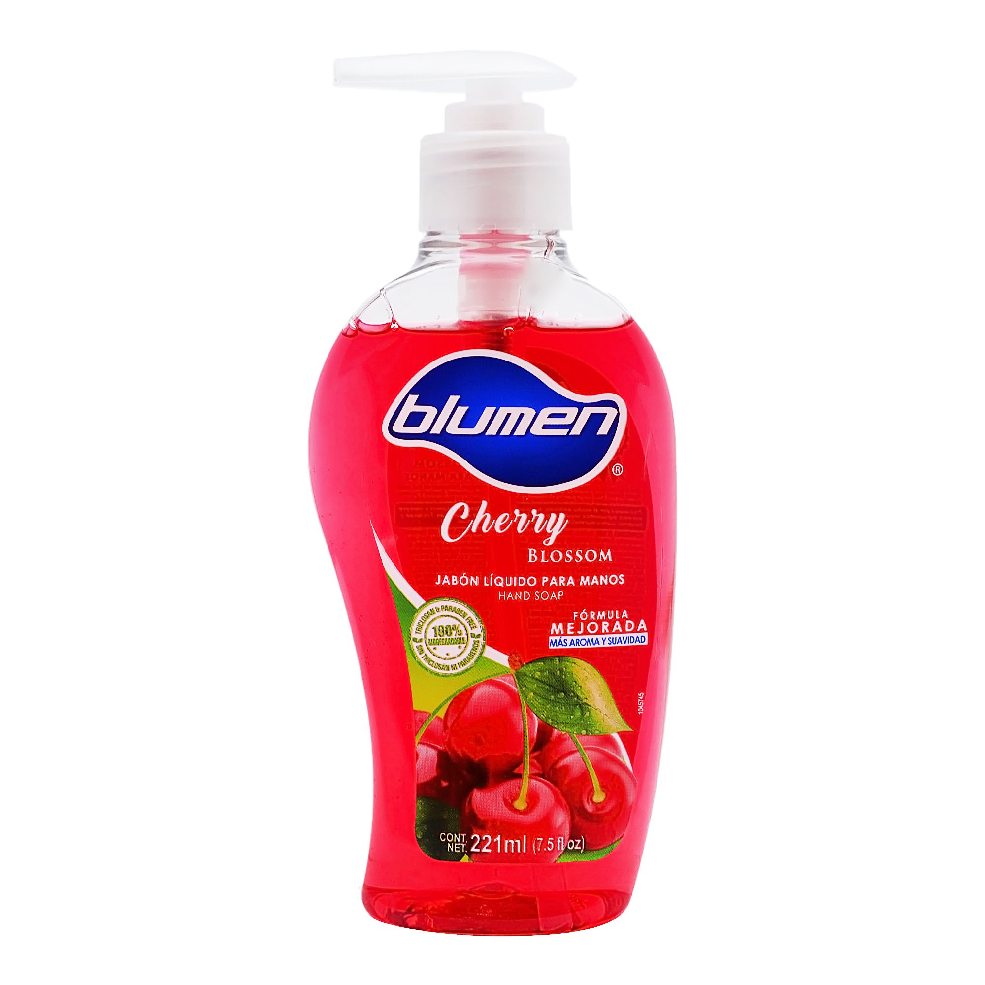 Jabón Líquido para Manos Blumen Cherry Blossom 221 ml | DelSol