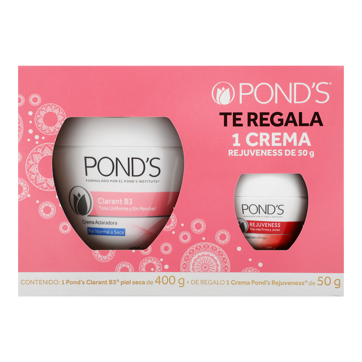 Set Crema Facial Pond's Clarant B3 y Rejuveness | DelSol