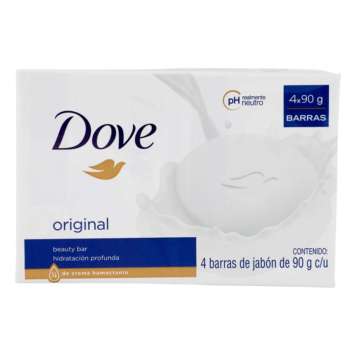 Jabón en Barra Dove Original 4 Piezas | DelSol