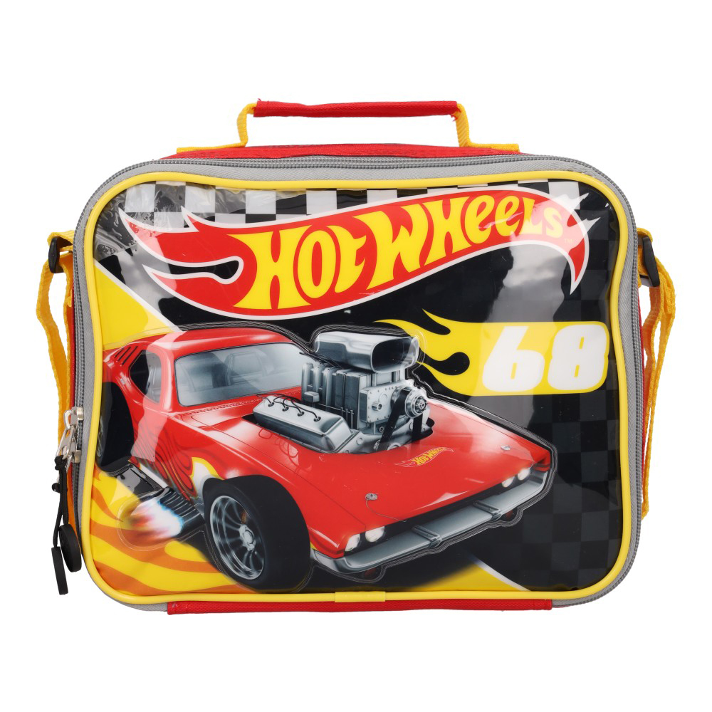 Lonchera Keepack Hot Wheels Amarillo con Rojo DelSol