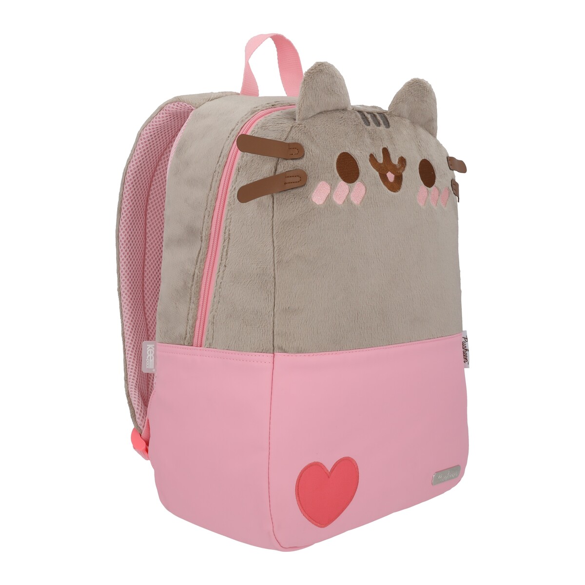 Mochila Pusheen Llavero Con Pompón Gato Mochila Rosa 16