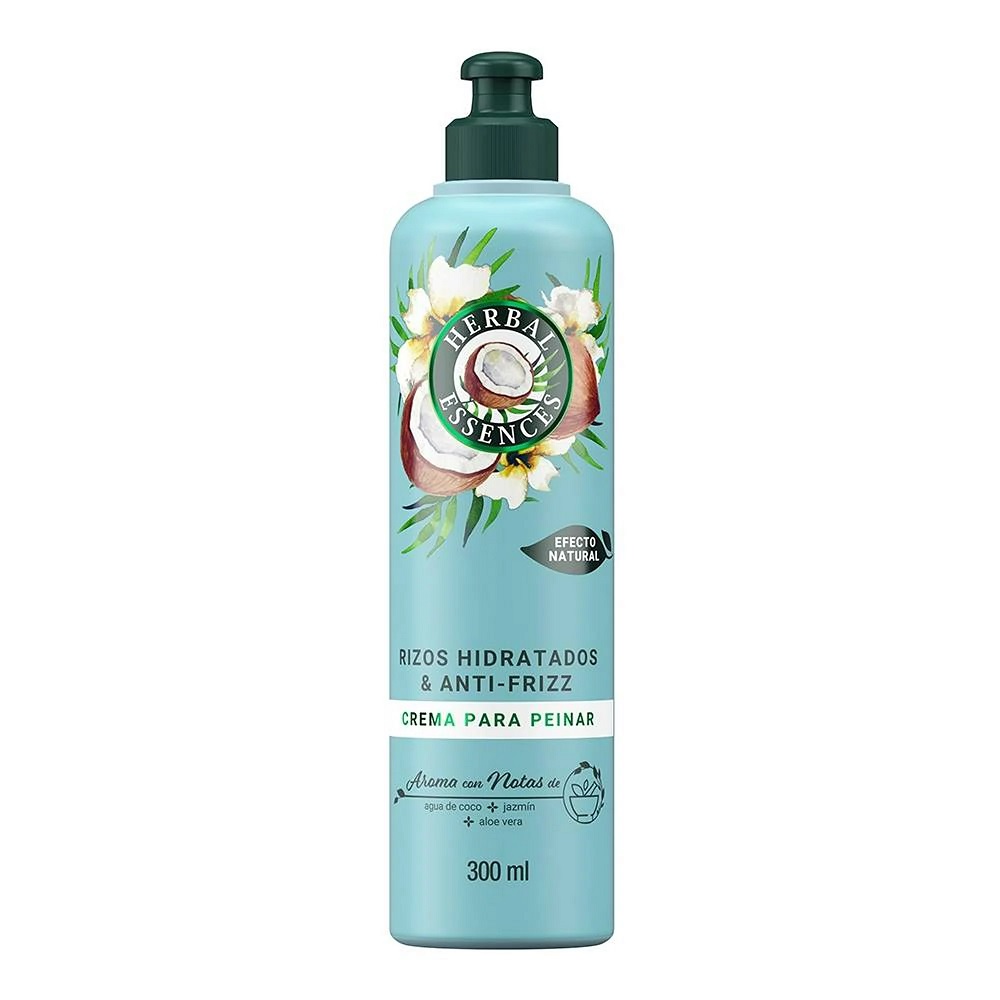 Crema Para Peinar Herbal Essences Rizos Hidratados Y Anti Frizz 300 Ml Delsol 3381