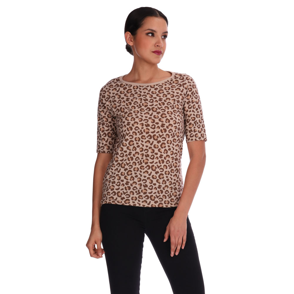 Playera animal print online mujer