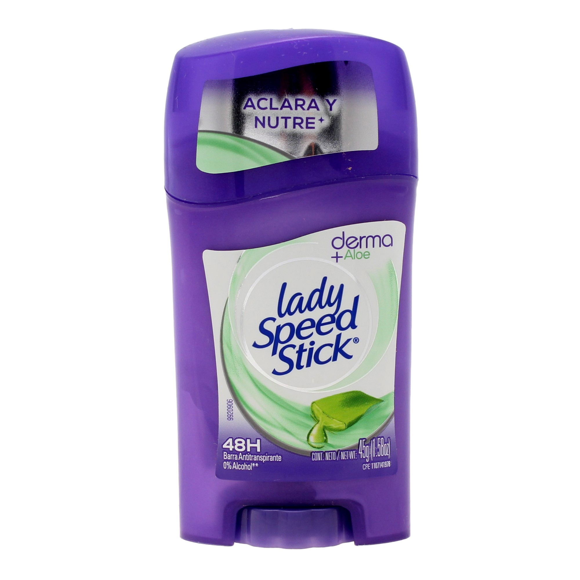 Antitranspirante en Barra Lady Speed Stick Derma Aloe 45 g DelSol