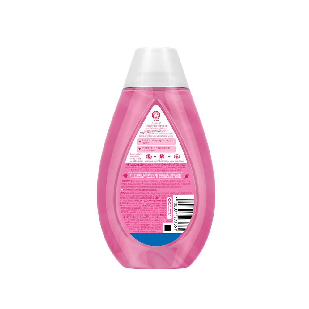 Shampoo Johnson’s Gotas de Brillo 400 ml DelSol