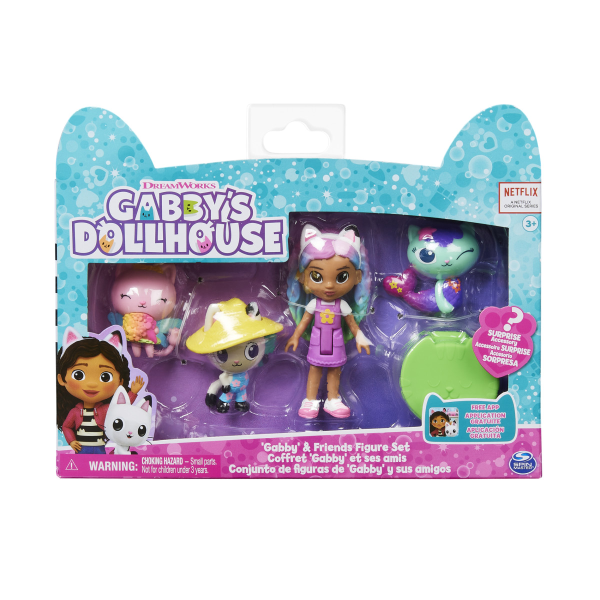 Gabby's Dollhouse - Muñeca de Gabby (edición de viaje) de La casa de  muñecas de Gabby con accesorios, 8 pulgadas, juguetes para niños a partir  de 3 años : Juguetes y Juegos 